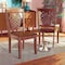 Baxton Studio Gervais Modern and Contemporary Transitional Walnut Brown Finished Wood 2-Piece Dining Chair Set 178-11383-Zoro - alternate 3